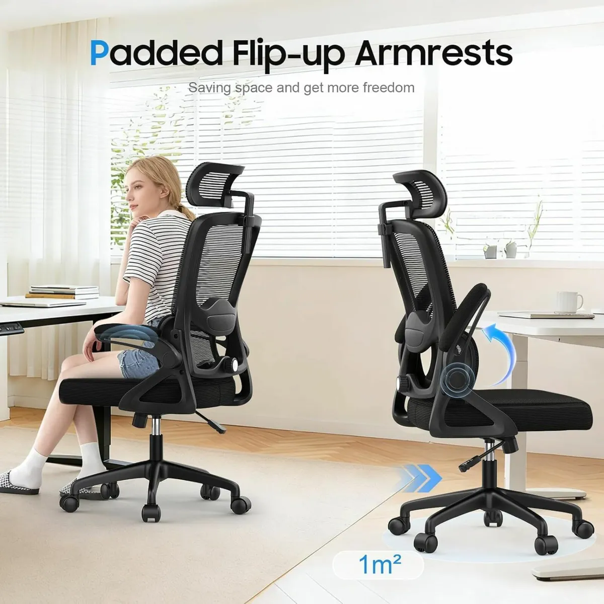 Office Chair Ergonomic Desk with 2D Lumbar - Image 4