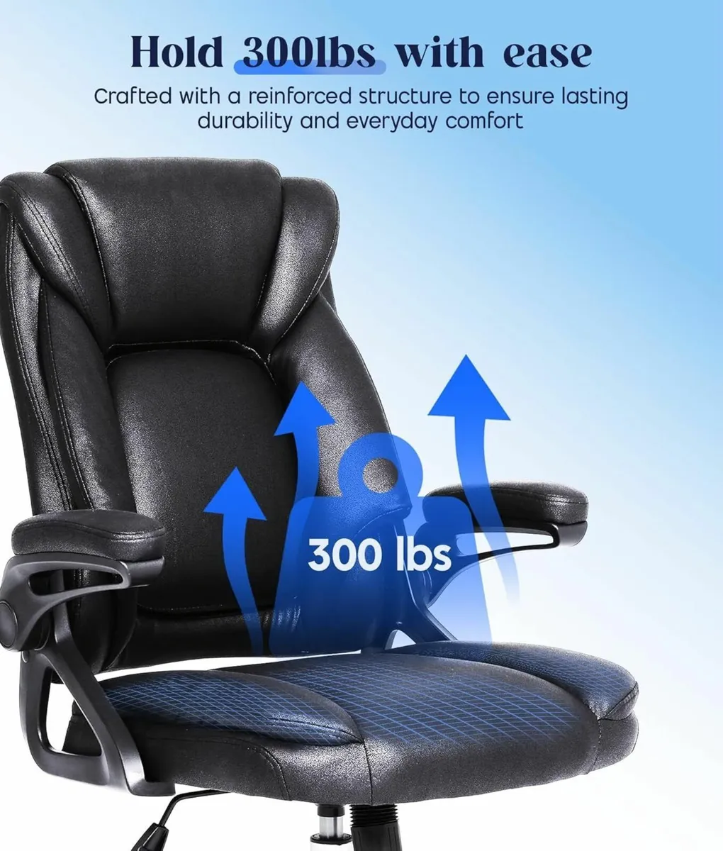 High Back Executive Office Chair Ergonomic with - Image 3