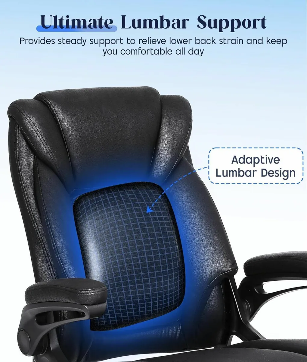 High Back Executive Office Chair Ergonomic with - Image 4