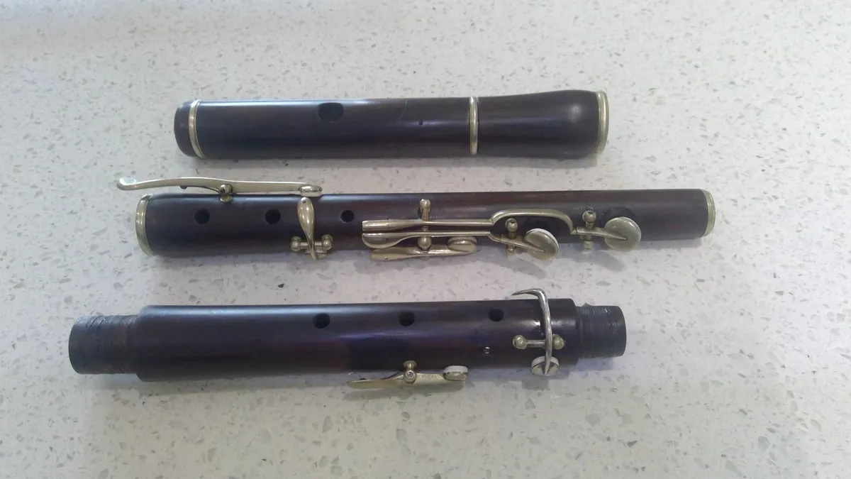 Wooden Flute by Rampone , Milan,  1880 - Image 3