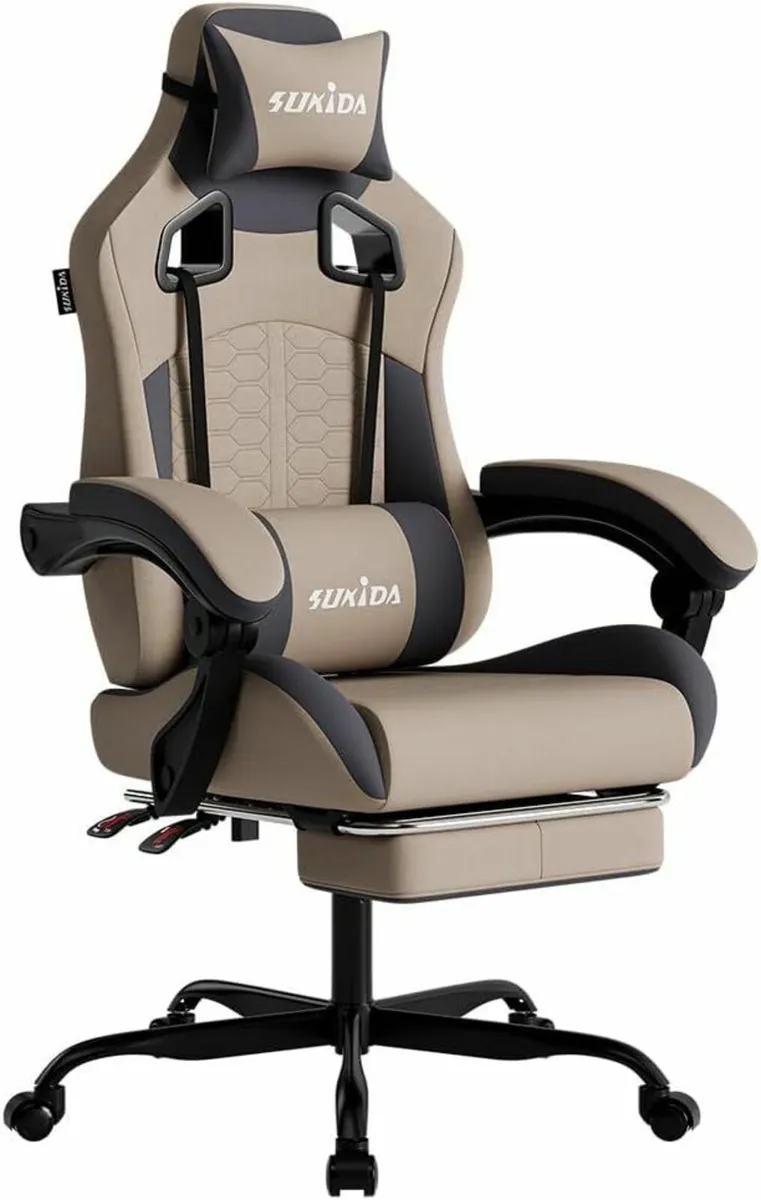 Ergonomic Gaming Chair for Adult Comfortable Desk - Image 1