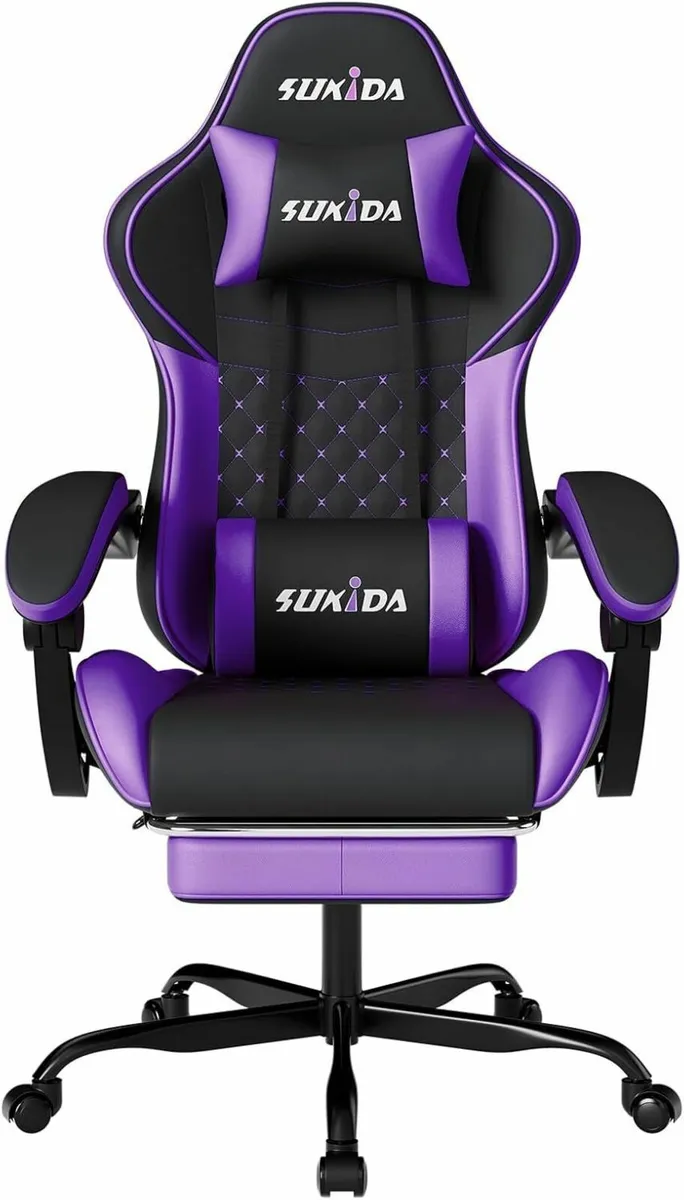 Gaming Chair Ergonomic Computer Chairs with - Image 1