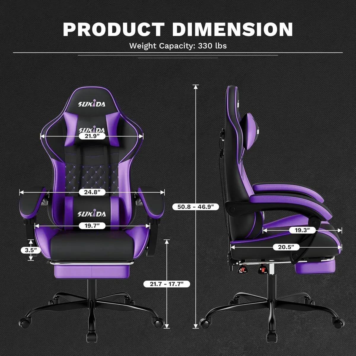Gaming Chair Ergonomic Computer Chairs with - Image 3