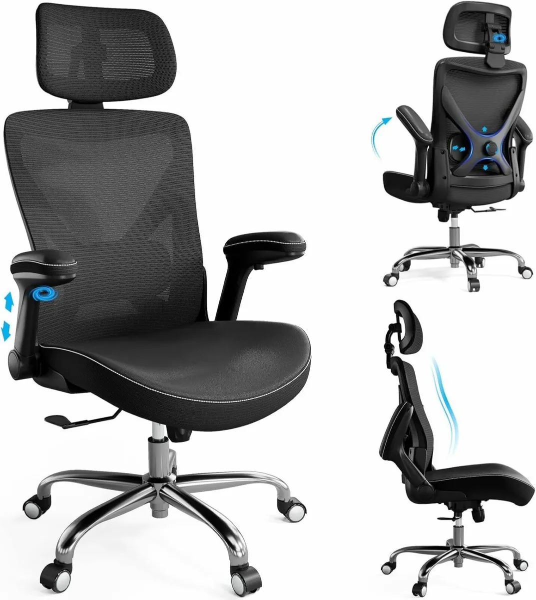 Ergonomic Office Chair-Computer X-Shaped Chair - Image 1