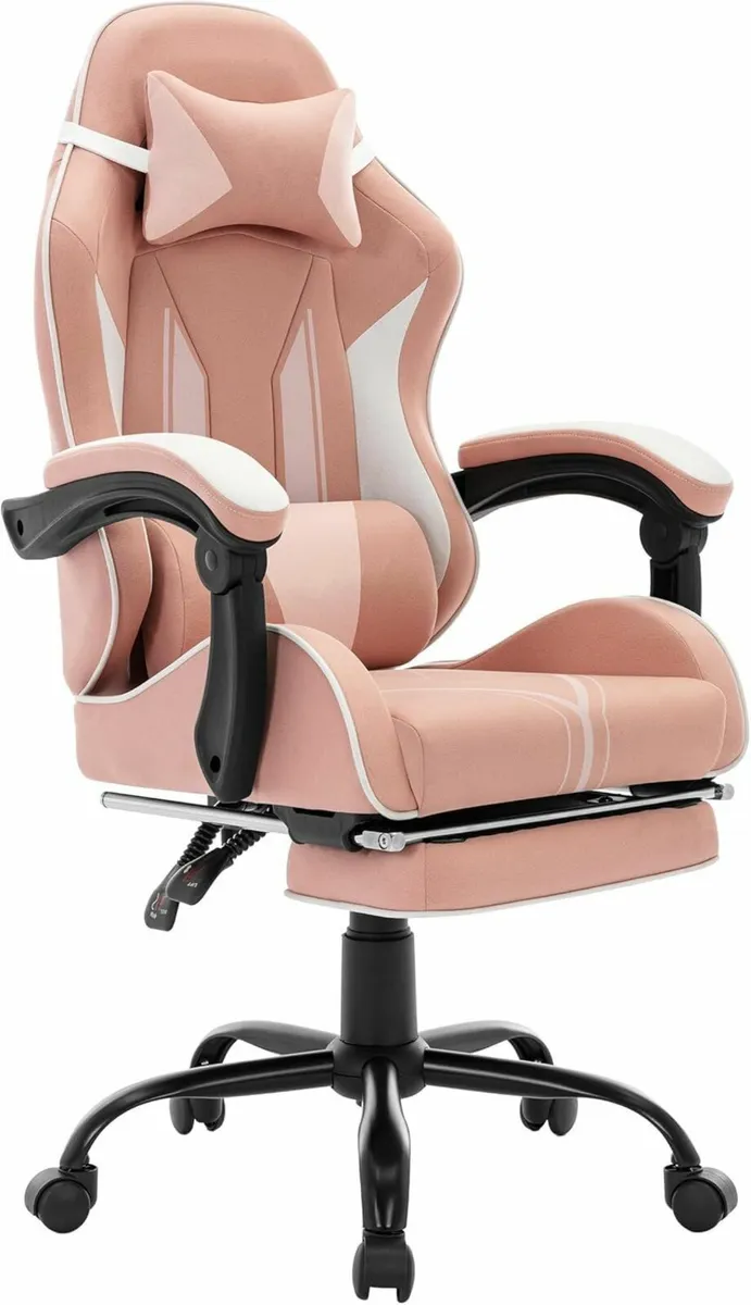 Gaming Chair for Kids Computer with Footrest and - Image 1