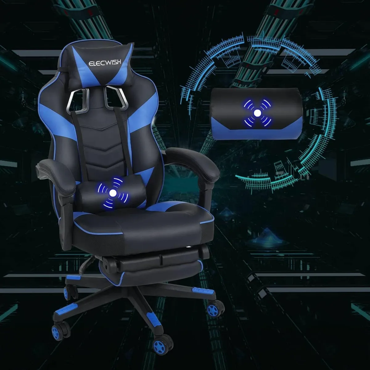 Video Gaming Chair Massage for Adults with - Image 2