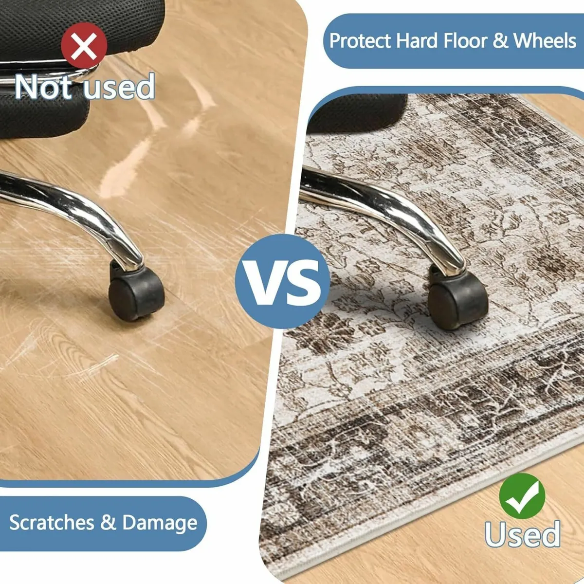 Office Chair Mat for Hardwood Floor 120x150 cm - Image 4