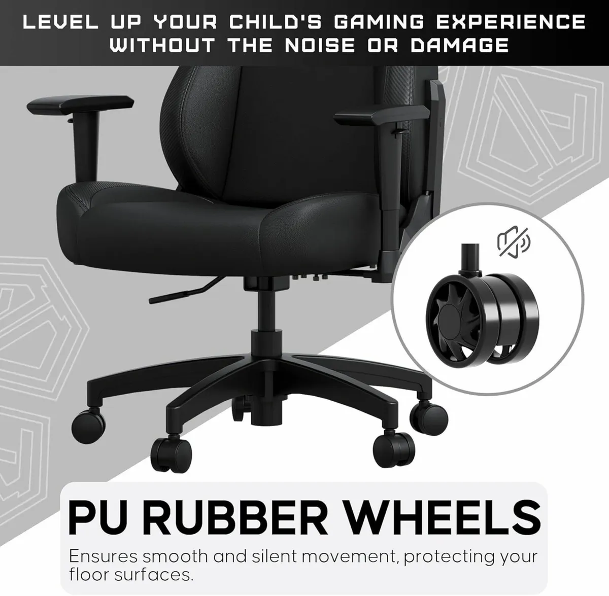 Phantom Kids Gaming Chair Ages 5-10 - Ergonomic - Image 4