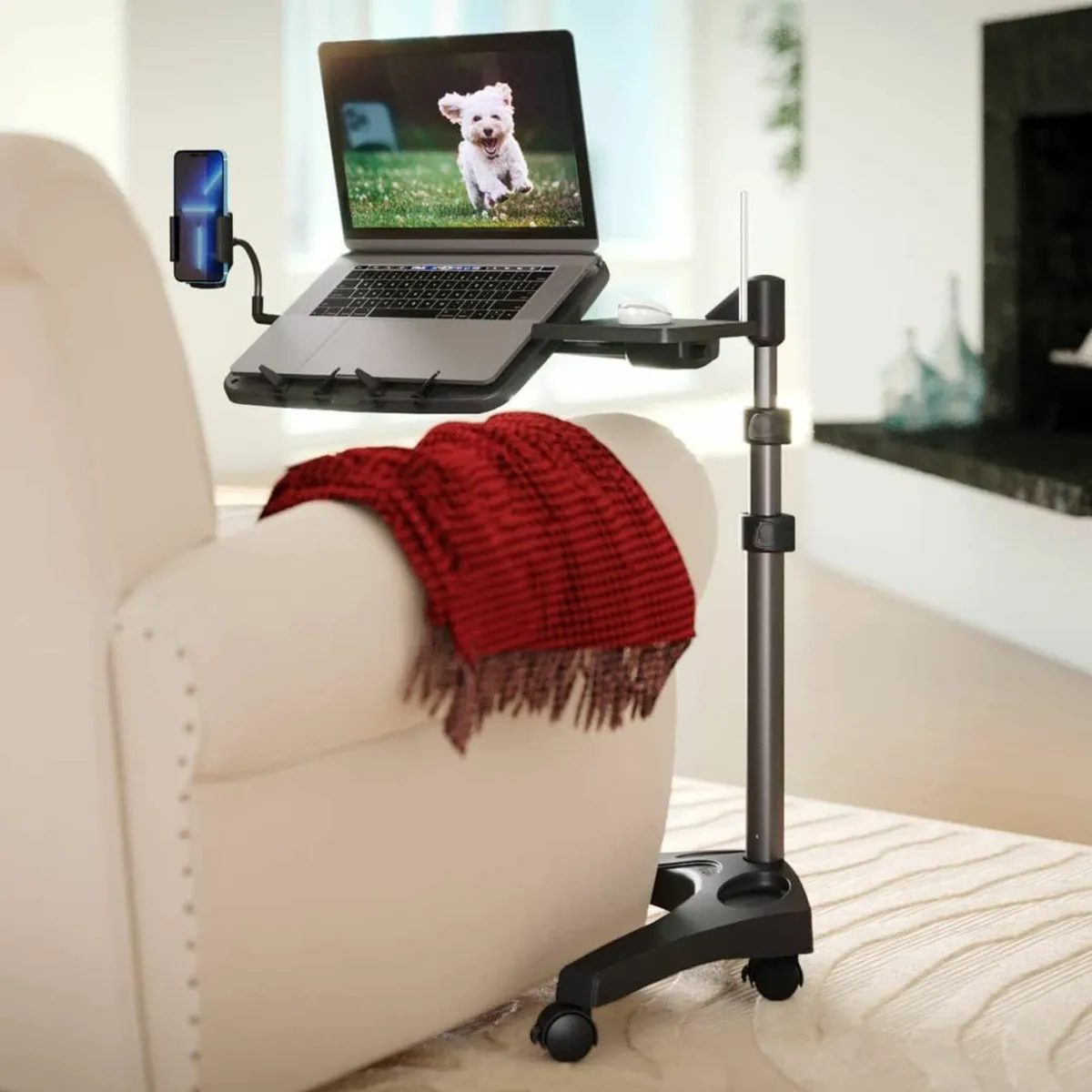 G2 V16 Rolling Laptop Workstation Stand with - Image 1