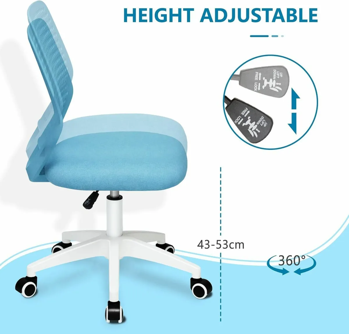 DECK CHAIR Home Computer Office Desk Ergonomic - Image 4