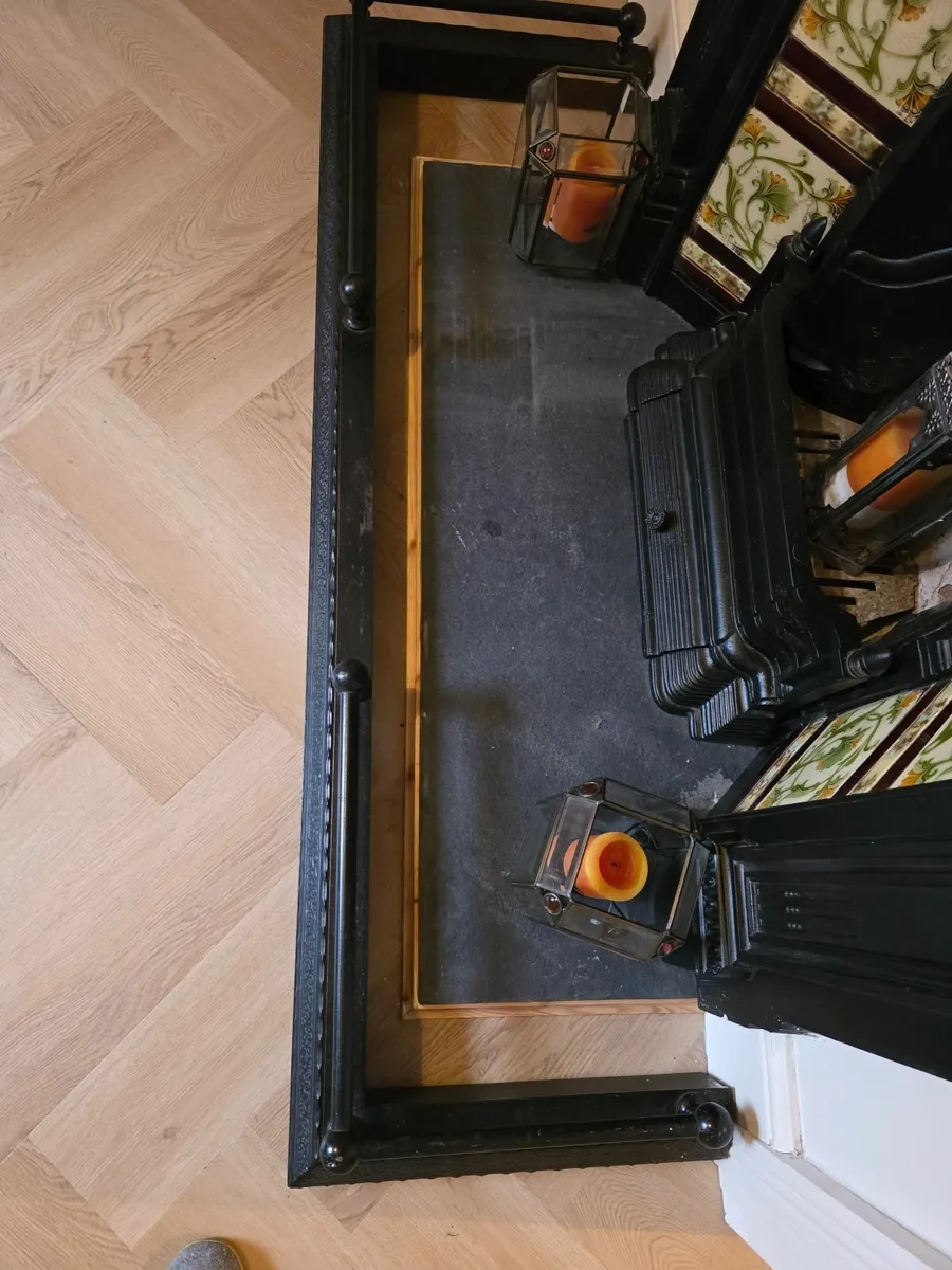 Cast Iron Fireplace Fender - Image 4