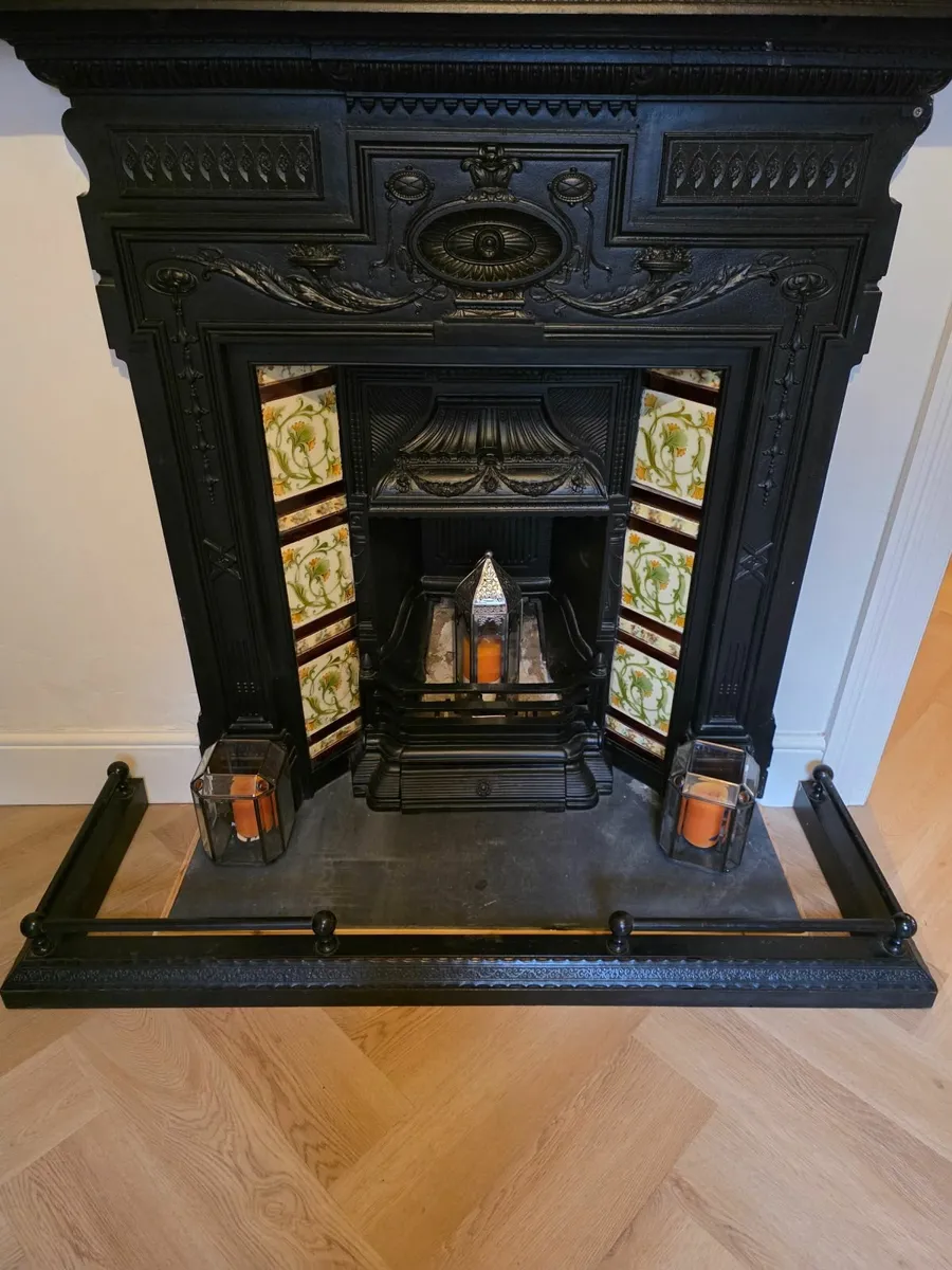 Cast Iron Fireplace Fender - Image 2