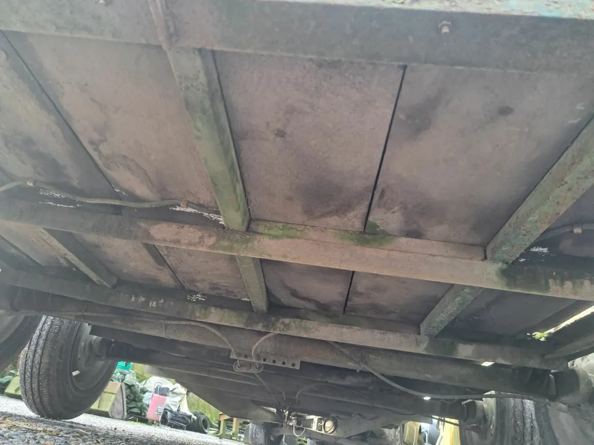 Trailer flat twin axle 12' - Image 2