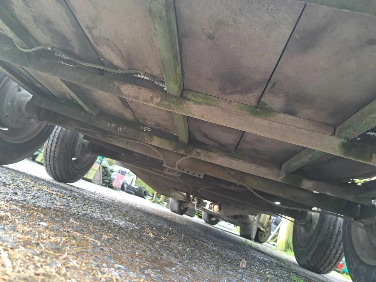 Trailer flat twin axle 12' - Image 3