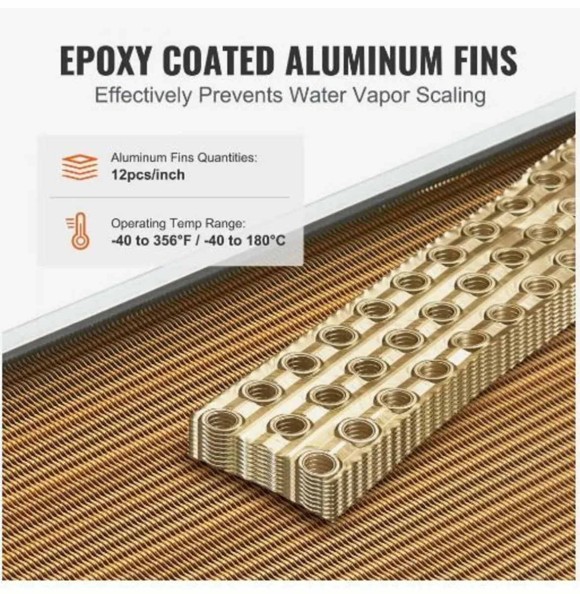 Heat Exchanger Water to Air 3-Row 3/8"/ 1 cm - Image 4