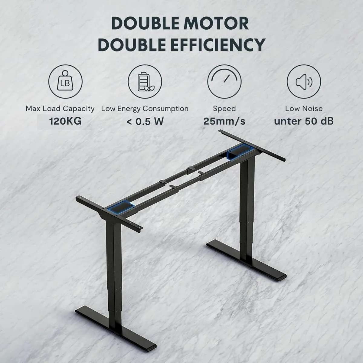 E6 MAX 160x80cm Electric Standing Desk with USB - Image 4