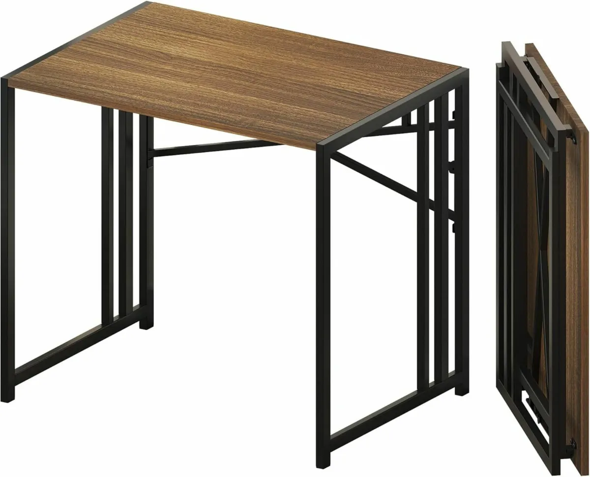 83 cm Folding Small Desk Writing Gaming Computer - Image 1