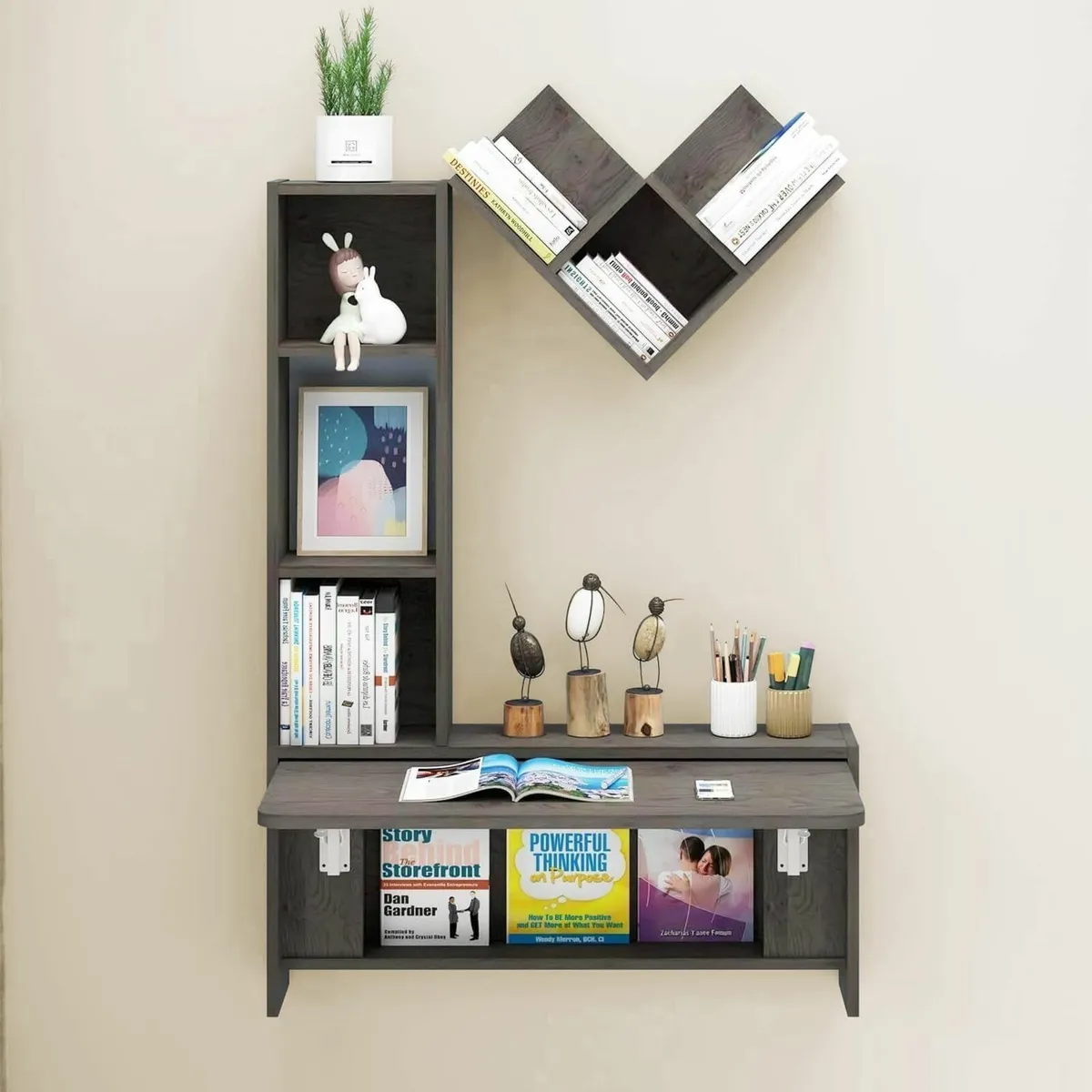 Folding Wall Mounted Drop Leaf Table Foldable - Image 1