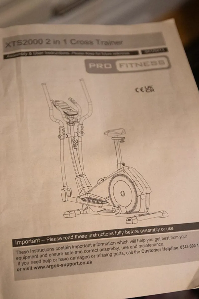 Cross Trainer-Pro Fitness XTS2000, 2 in 1 - Image 4