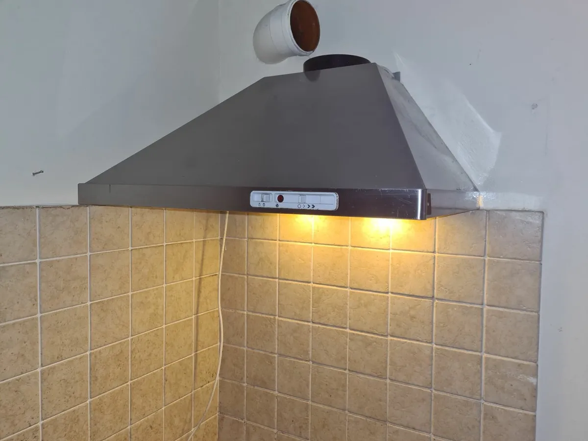 Cooker hood extractor (1) Black and (1) silver.... - Image 2