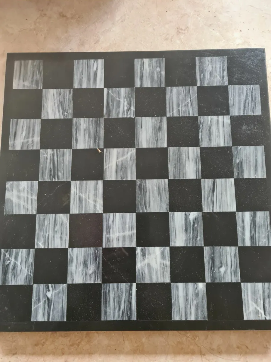 Handmade Greek Marble Chess Board