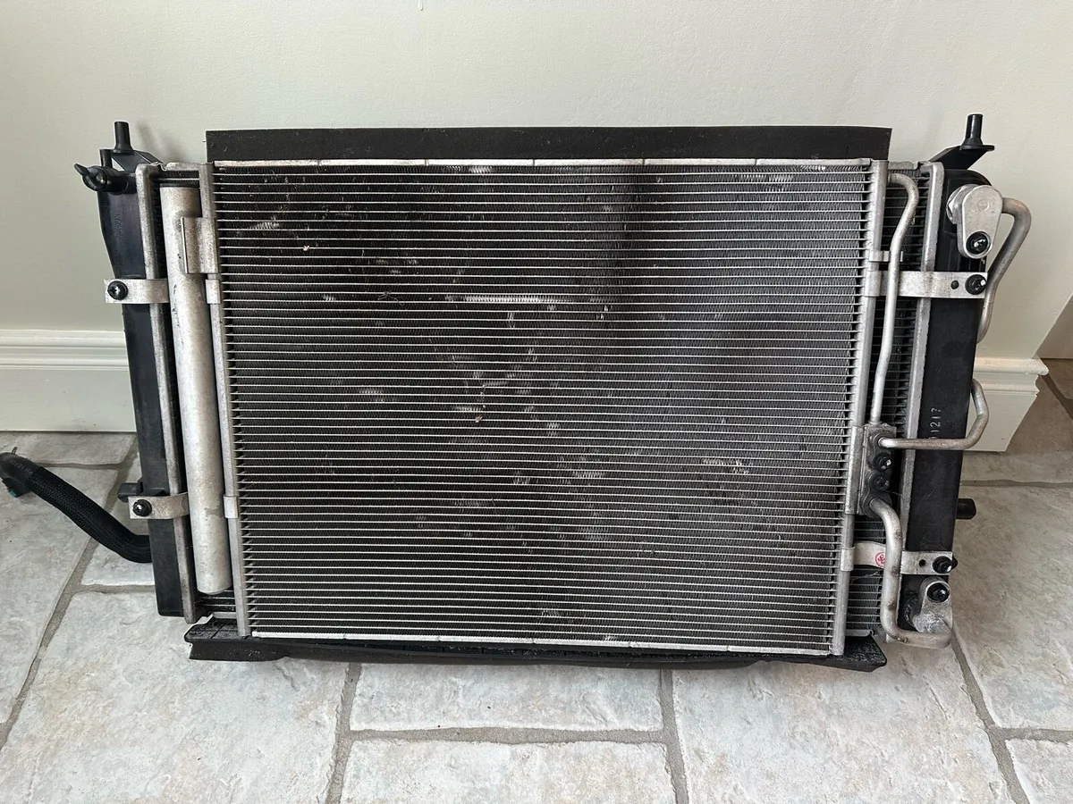 Hyundai Kona Radiator Pack + AC Condenser 2018-23 - Image 1