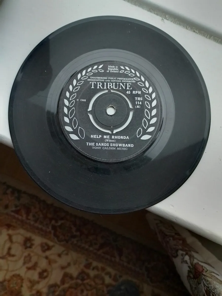 RARE 1968 HELP ME RHONDA. SANDS SHOWBAND  SINGLE. - Image 1