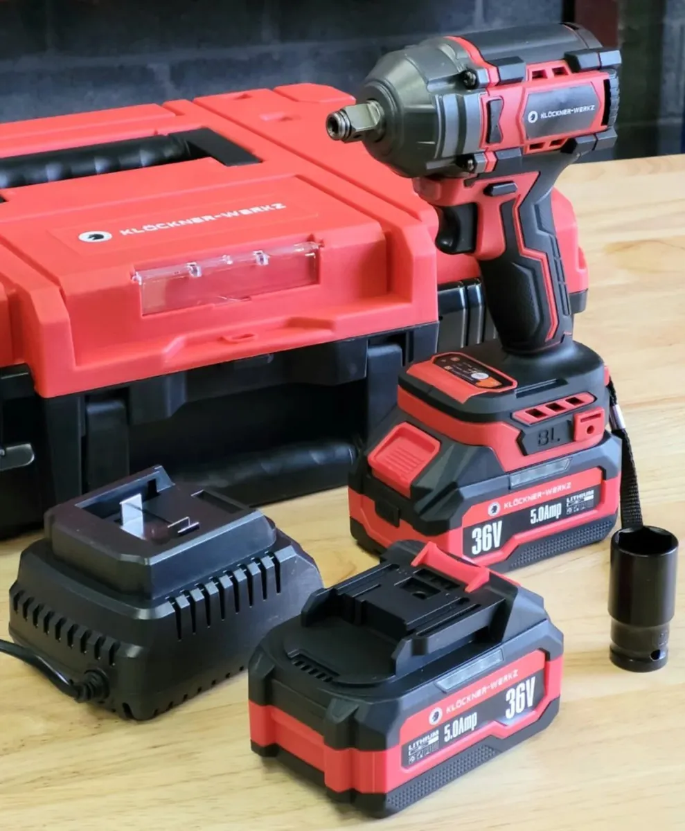 36V Brushless Cordless 1/2″ Impact Wrench Set | 2 - Image 3