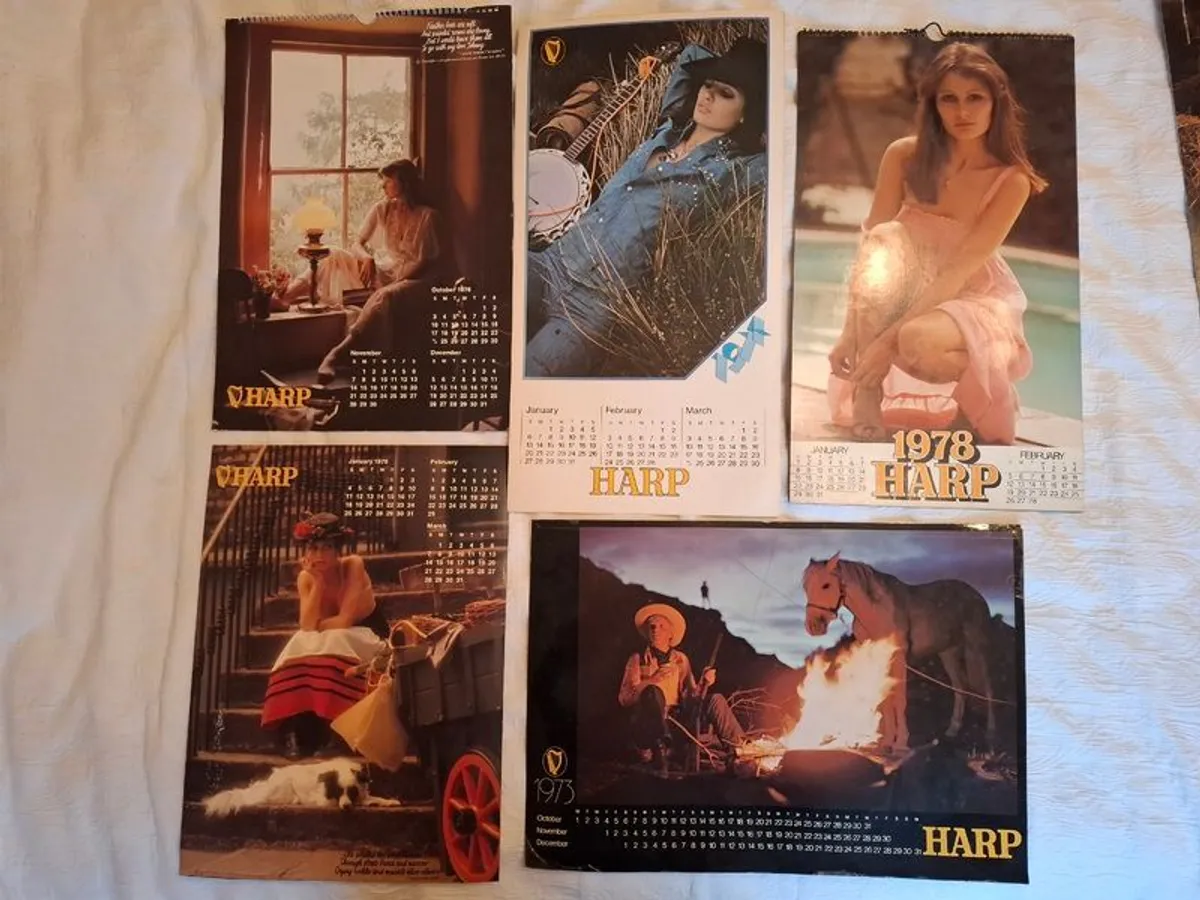 Vintage Harp Calenders - Image 1