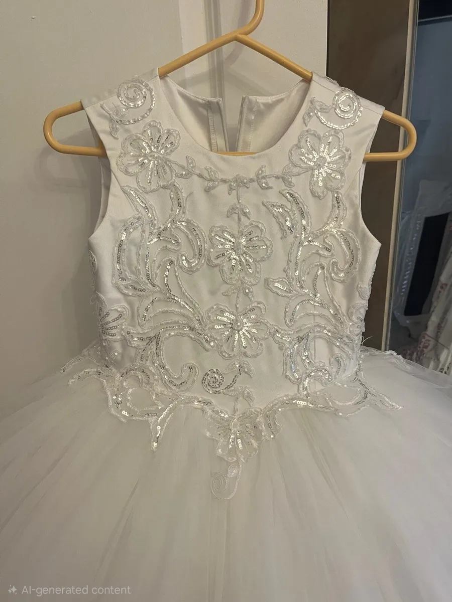 HOLY COMMUNION DRESS EIGHT YEARS OLD TO 9 YEARS OL - Image 2