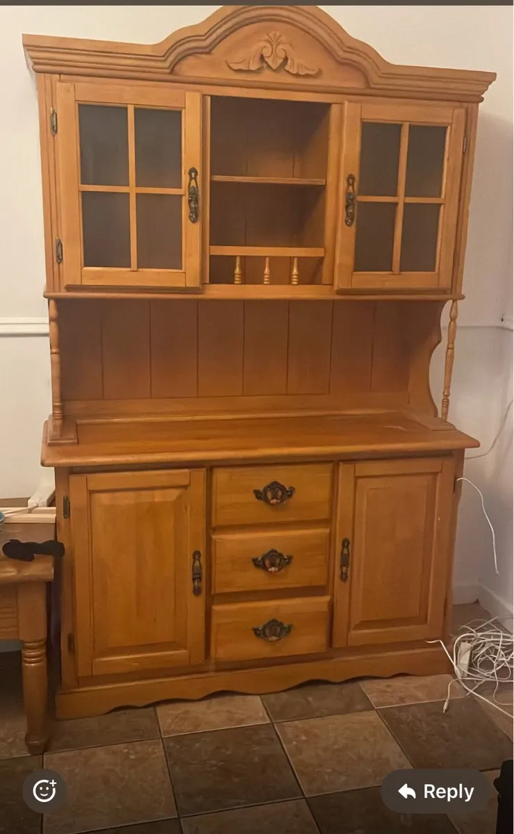 Solid wooden cabinet