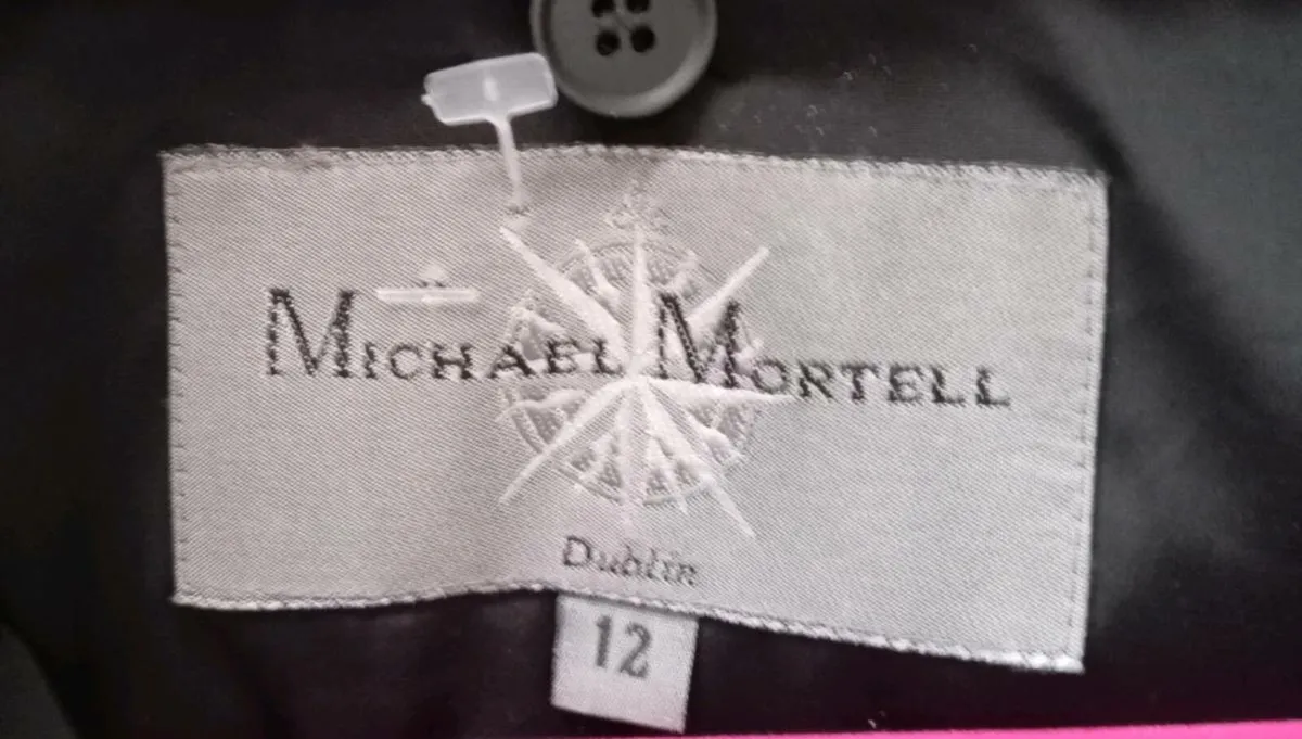 Michael Mortell Ladies Black Rain Coat - Image 3