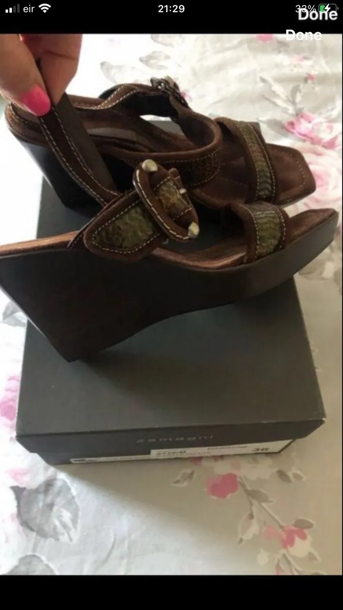 Ladies new wedge sandals size 3 €15 - Image 4