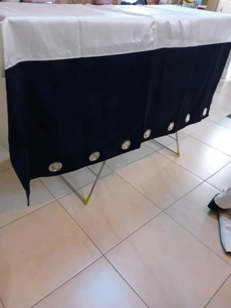 PAIR LINED CURTAINS NEW - Image 2