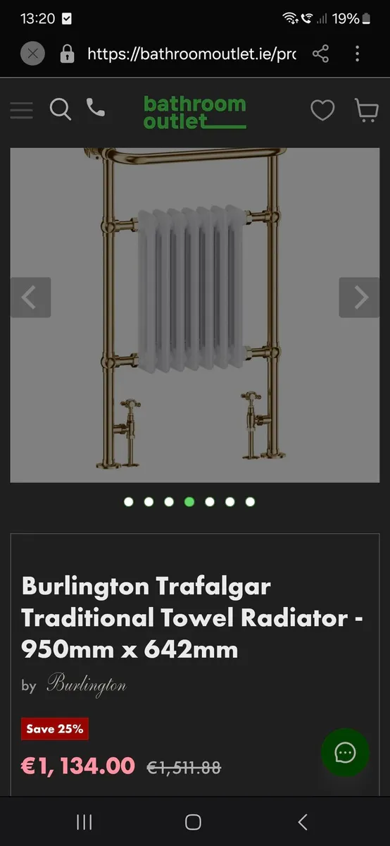 New burlington towel radiator - Image 2