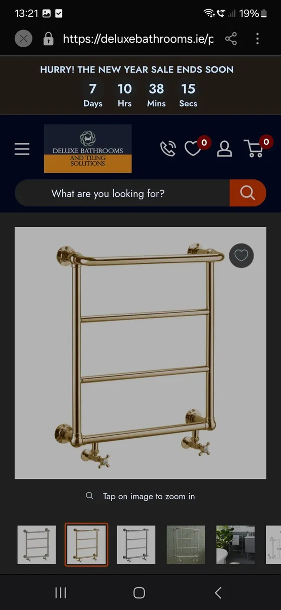 Burlington towel rail - Image 2