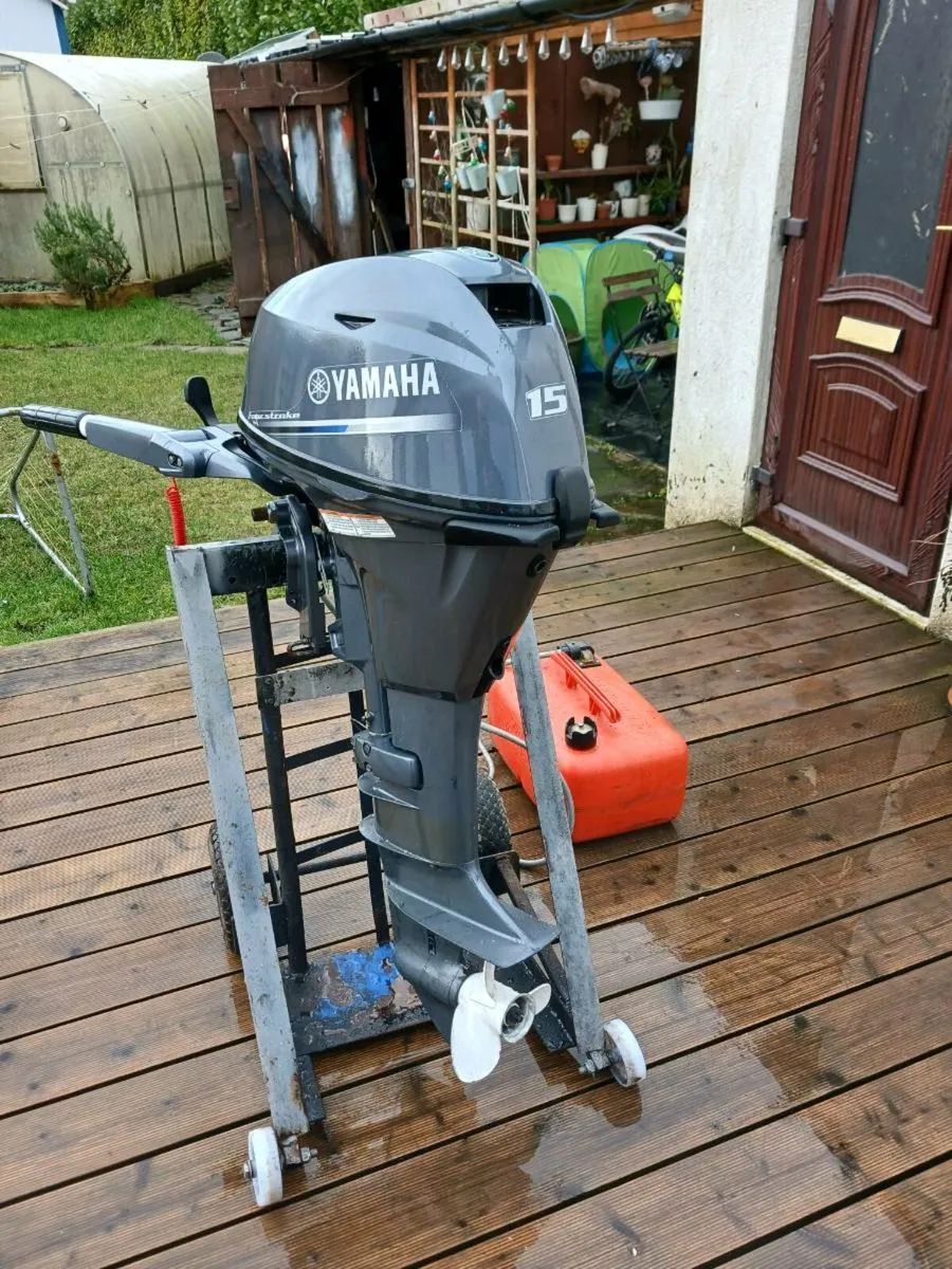 Yamaha 15hp 4stroke outboard - Image 1
