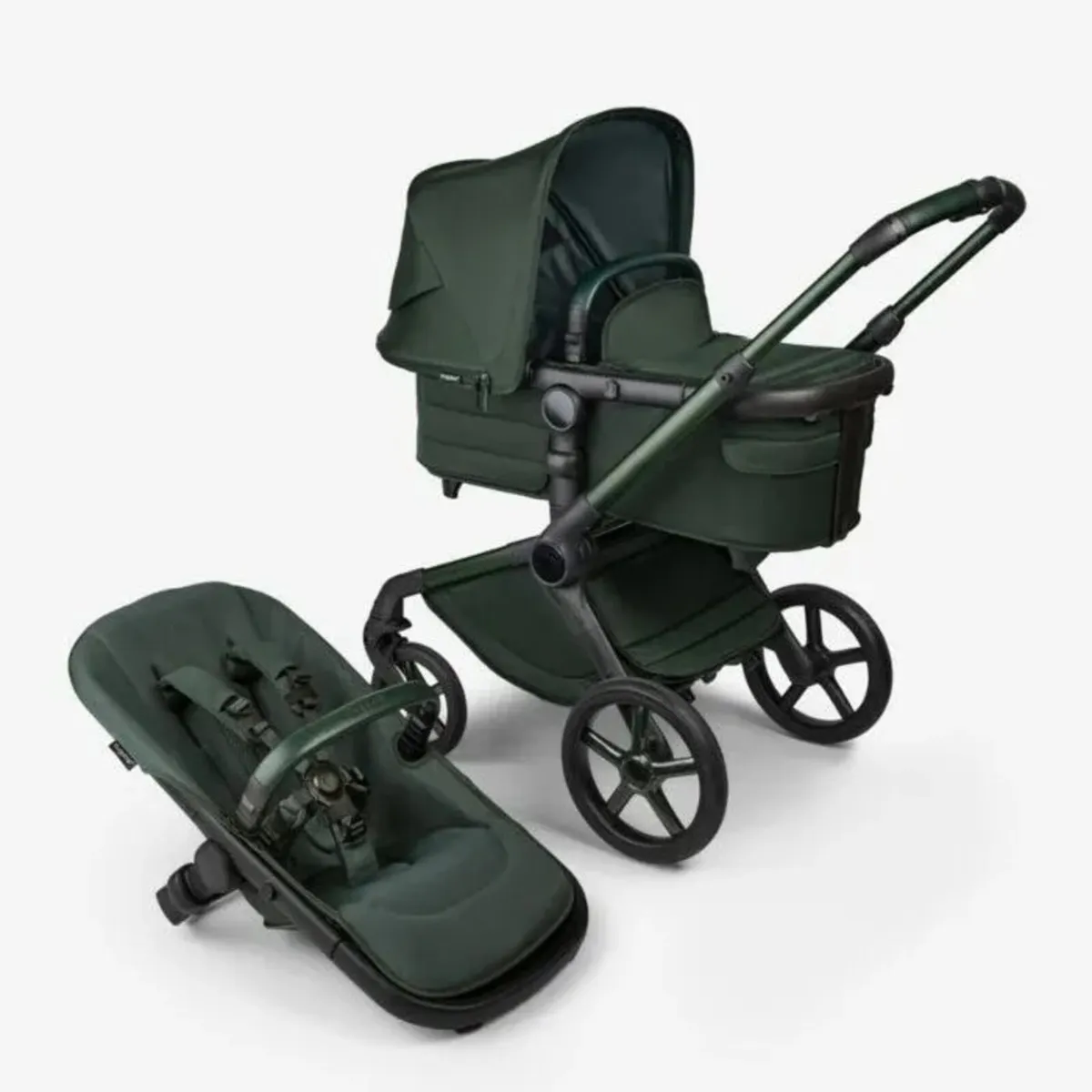 Bugaboo Fox 5 Noir limited edition midnight green - Image 1