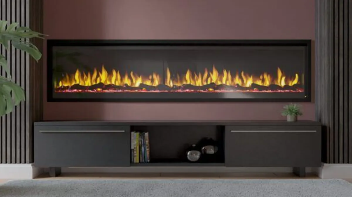 Everflame - Easy install Electric Fireplace - media wall fire - Image 3