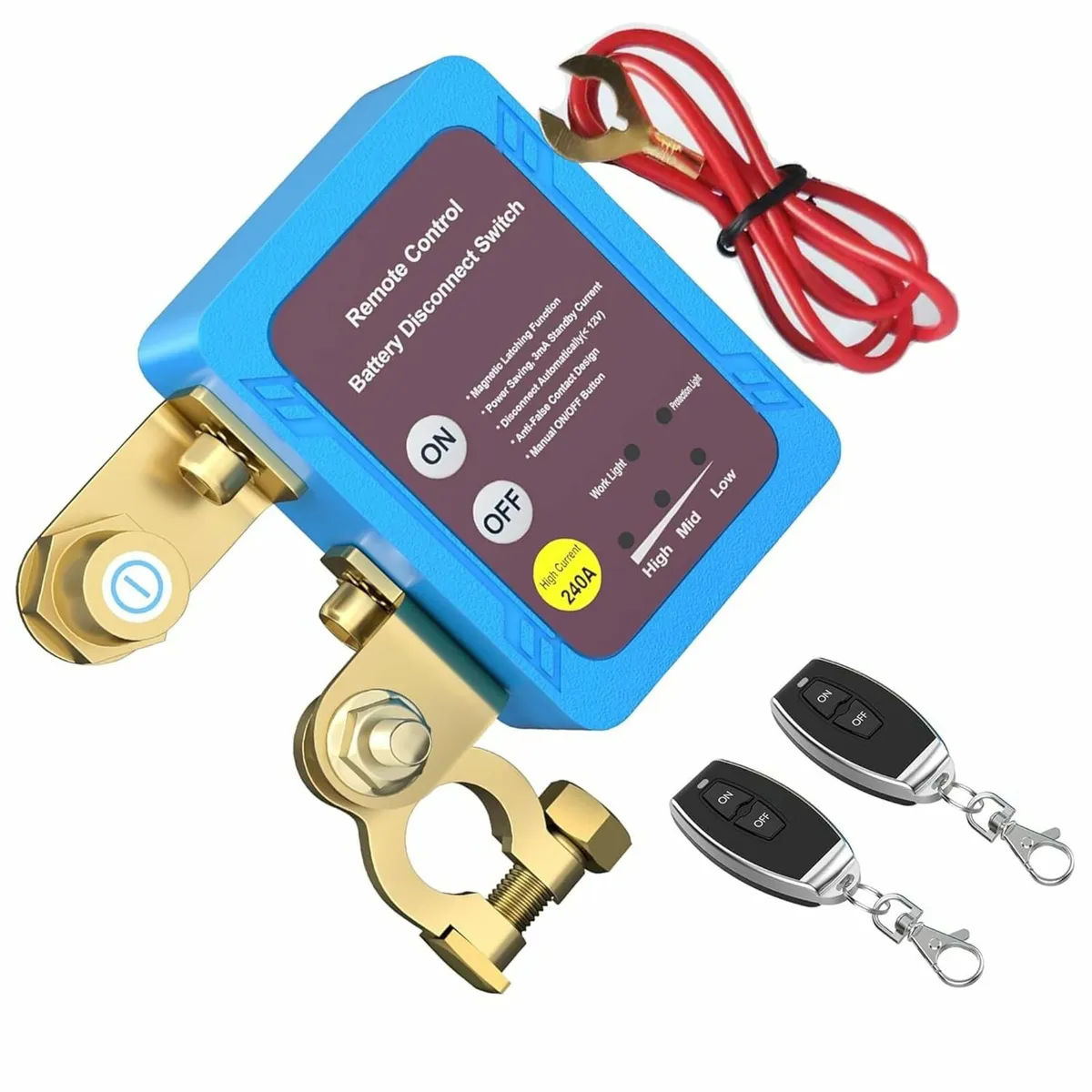 Kill Switch for Car, Remote Battery Disconnect Swi - Image 2