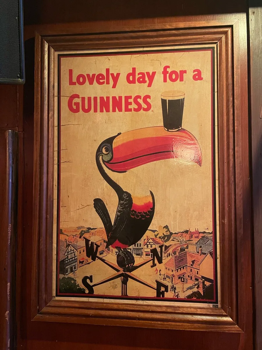 Guinness old signs pub bar antique - Image 2