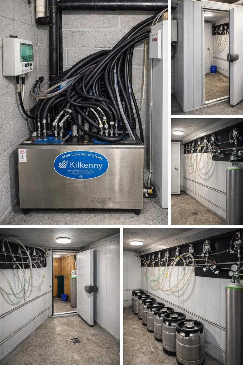 Beer pub restaurant cold chill room