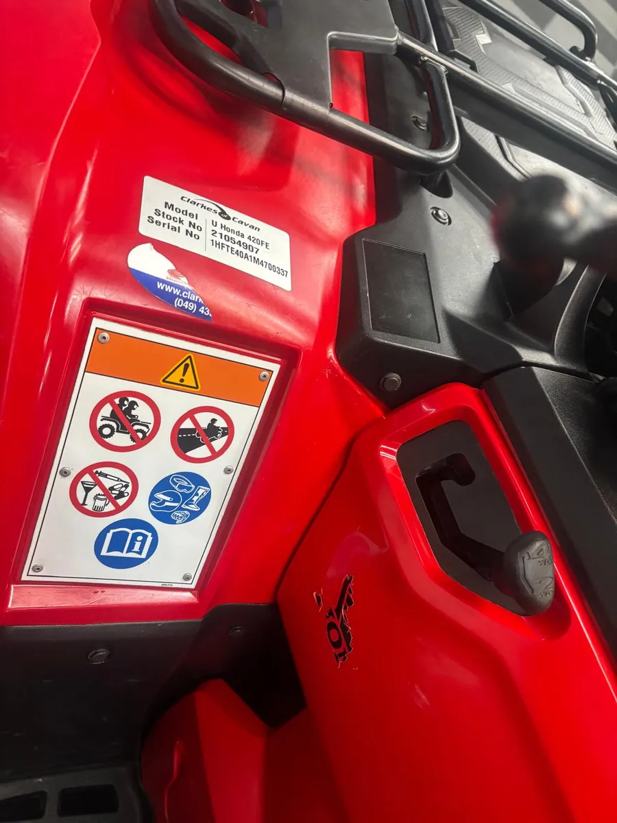 **HONDA TRX420FE- MINT** - Image 4