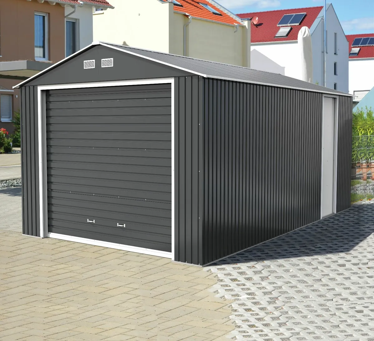 12×20  Steel Car Garage – New Stock Due Feb 14th - Image 1