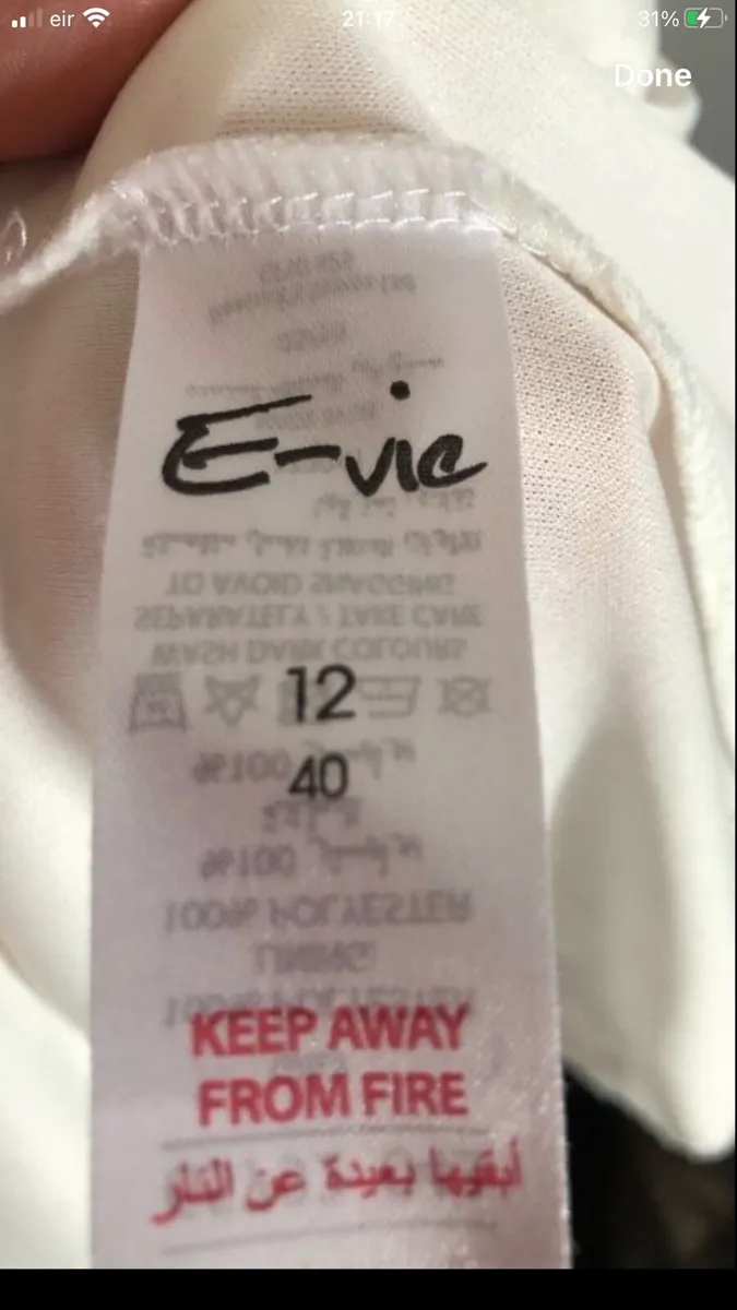 Ladies  maxi dress size 12 €10 - Image 4