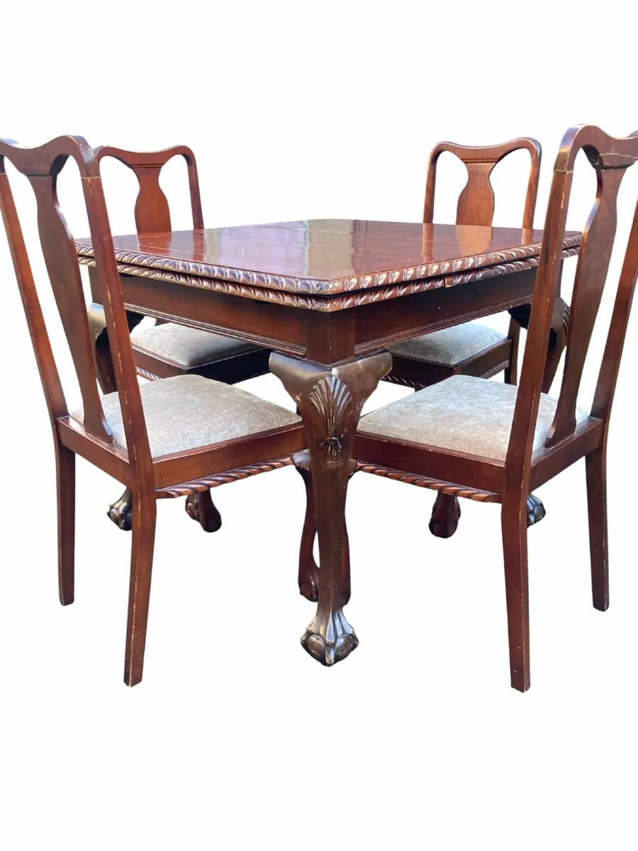 Vintage Table and Chairs - Extending - Image 3