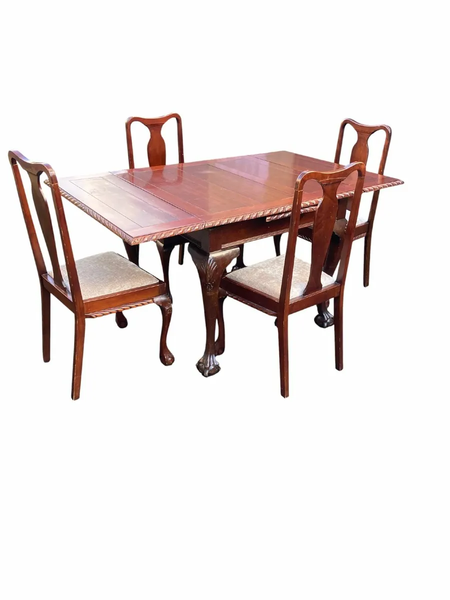 Vintage Table and Chairs - Extending - Image 4