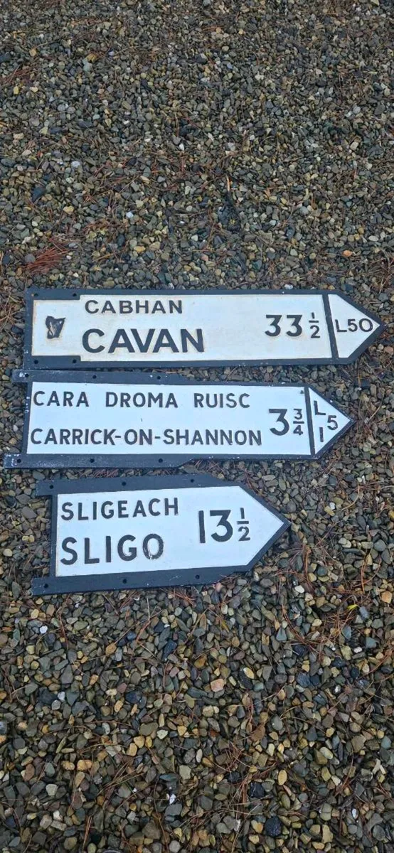 Old road signs FOR SALE in good condition - Image 2