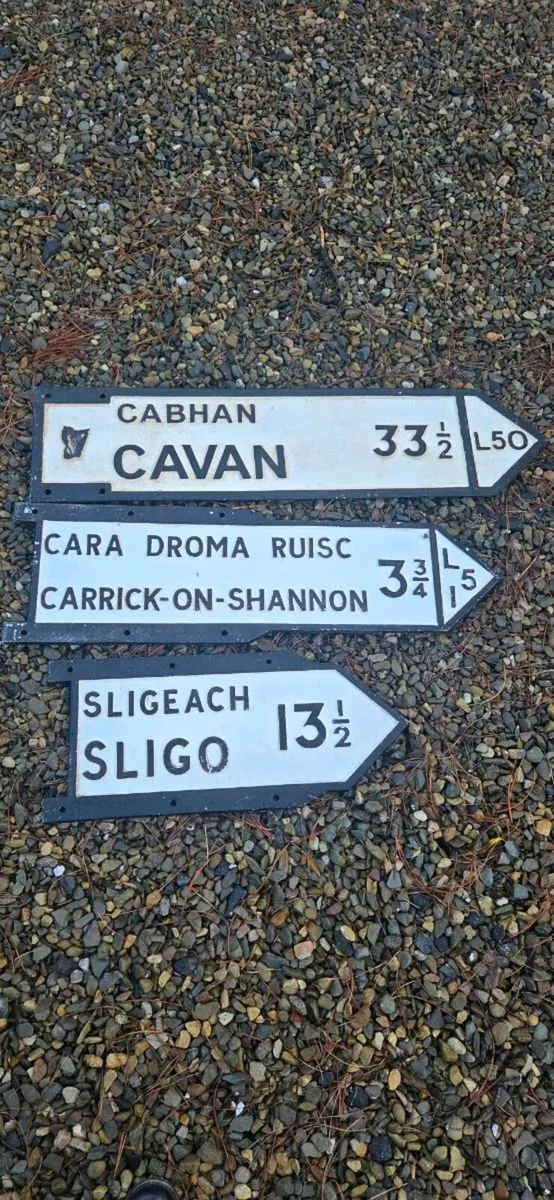 Old road signs FOR SALE in good condition - Image 3