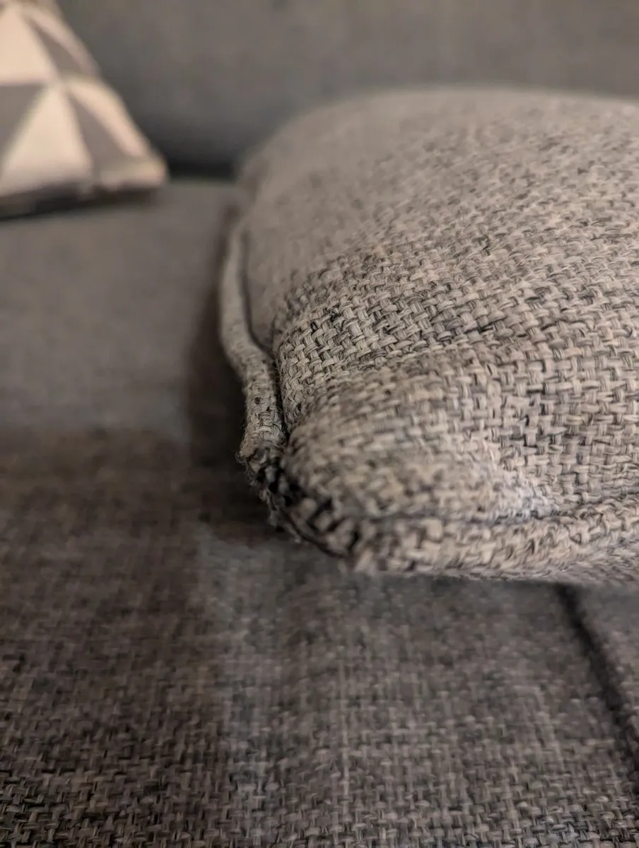 4 Seater Sofa and Cuddler Armchair - Image 4